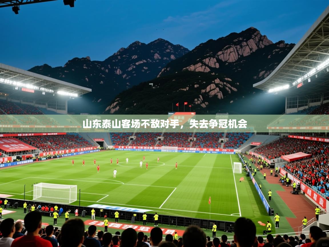 2025开云体育注册山东泰山客场不敌对手，失去争冠机会